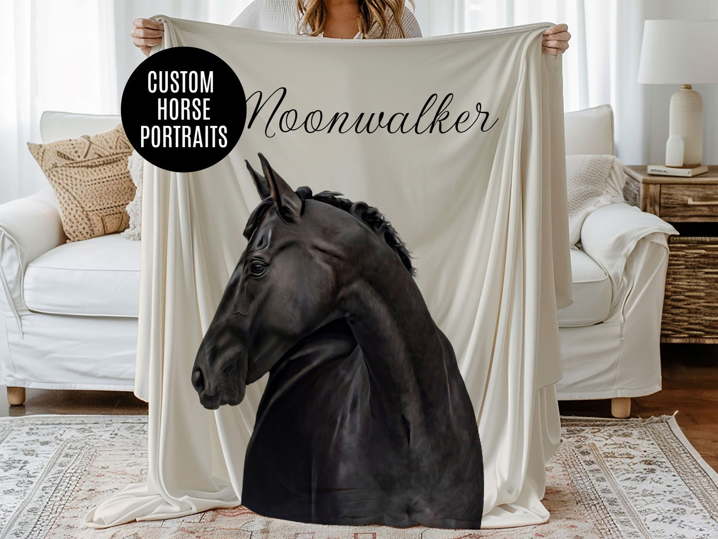 Custom Pet/Horse Blanket from Photo