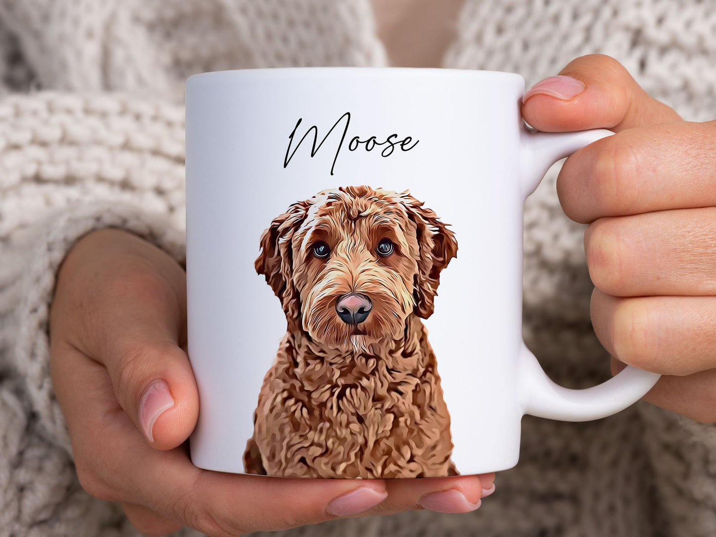 Custom Pet Mug Using Pet Photo