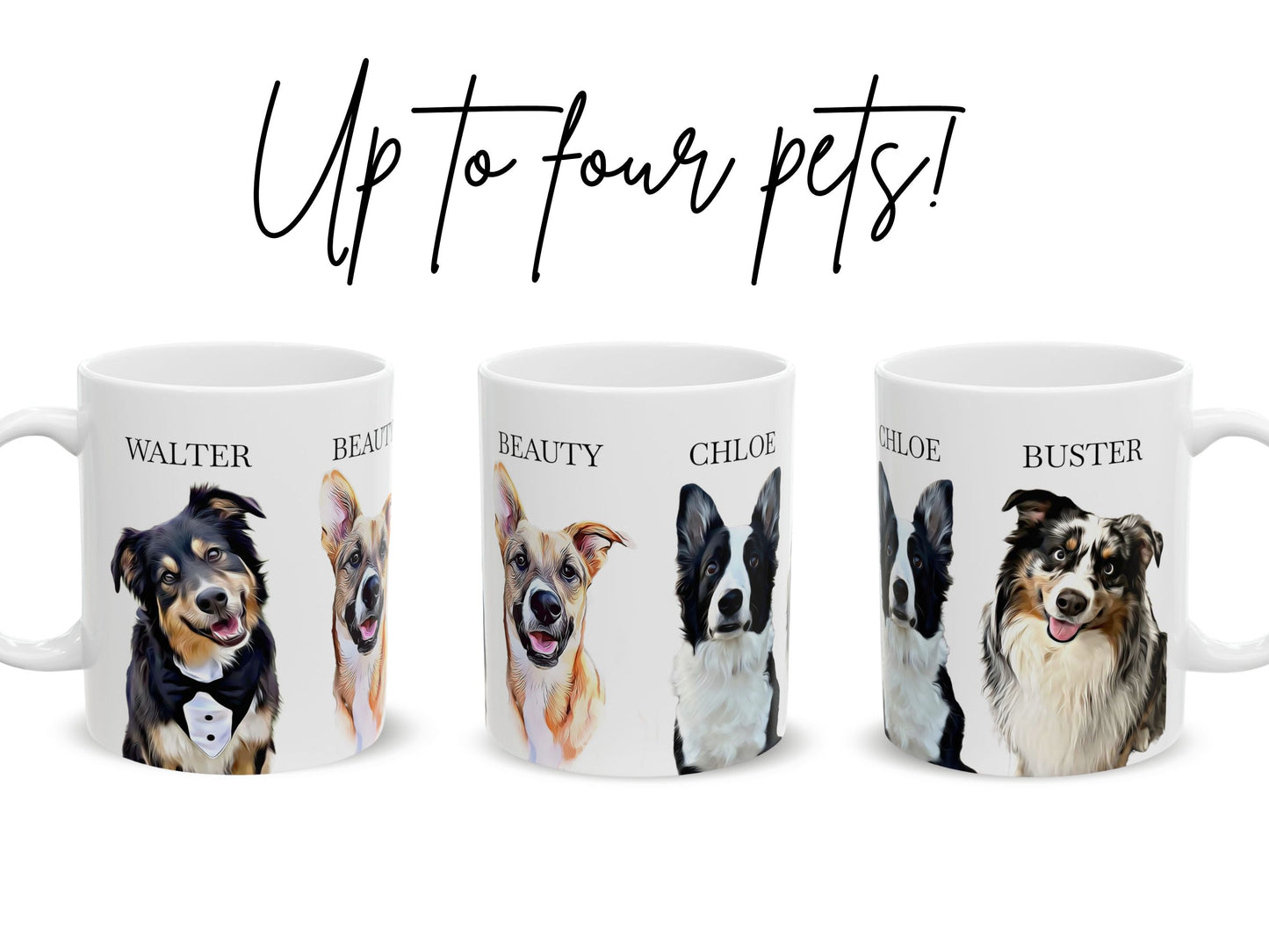 Custom Pet Mug Using Pet Photo