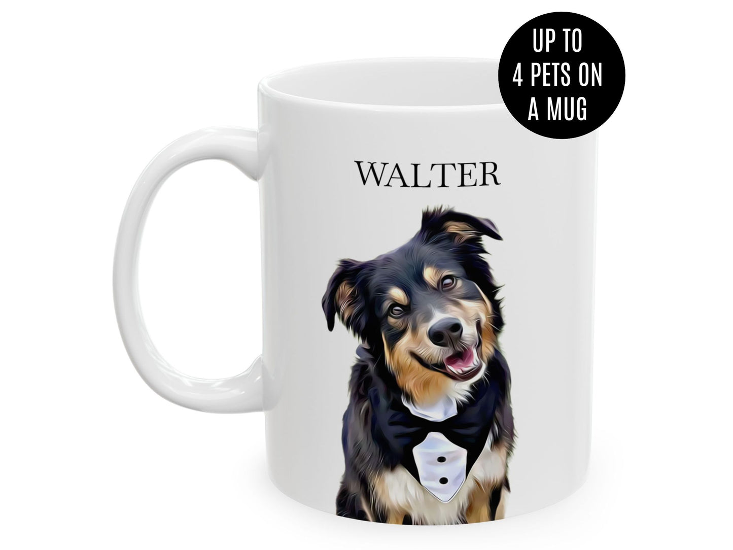 Custom Pet Mug Using Pet Photo