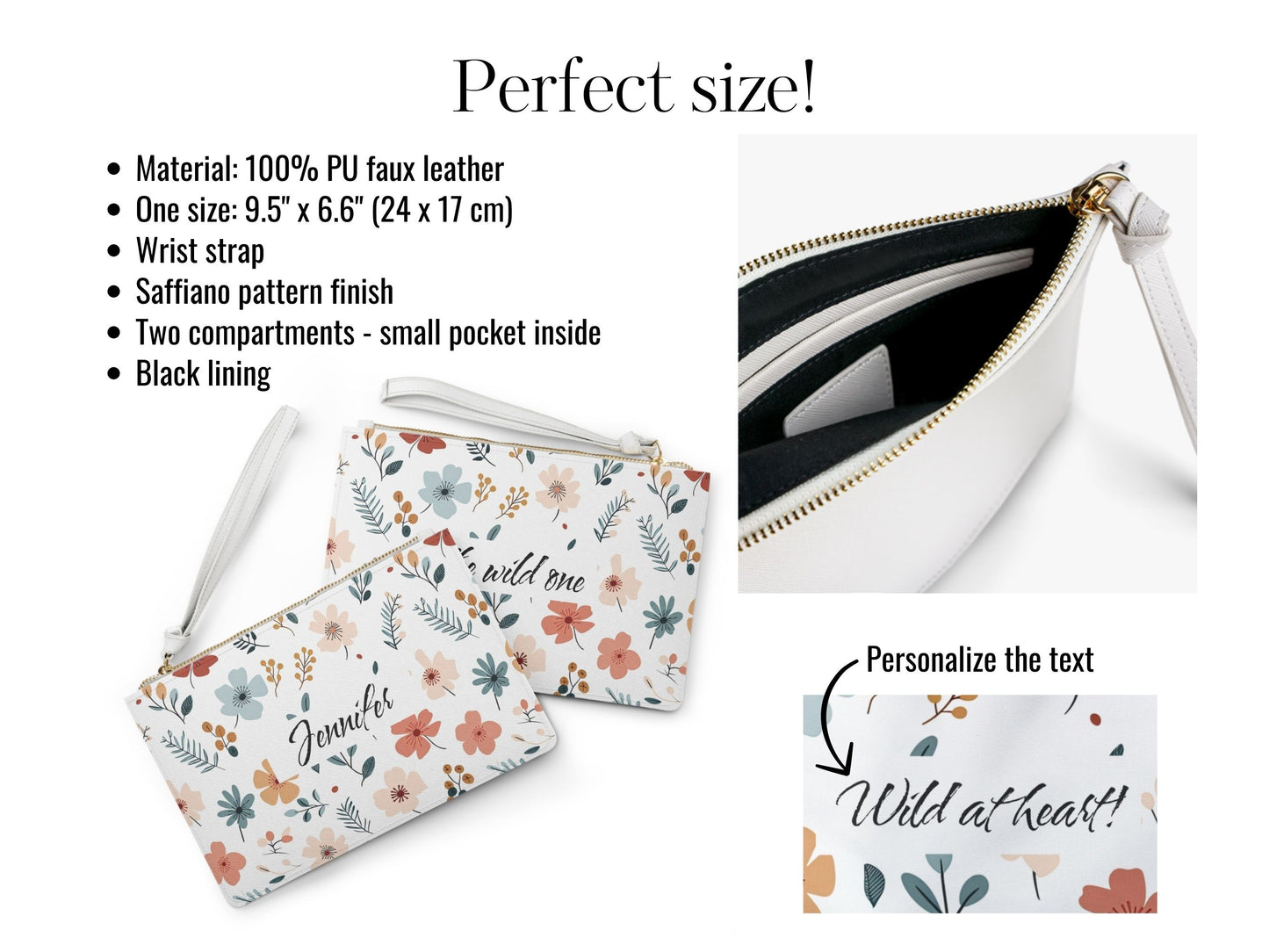 Beach and clutch bag bundle