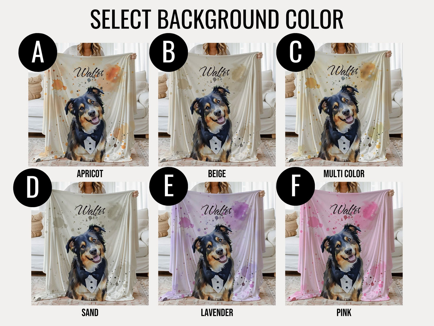 Custom Pet/Horse Blanket from Photo