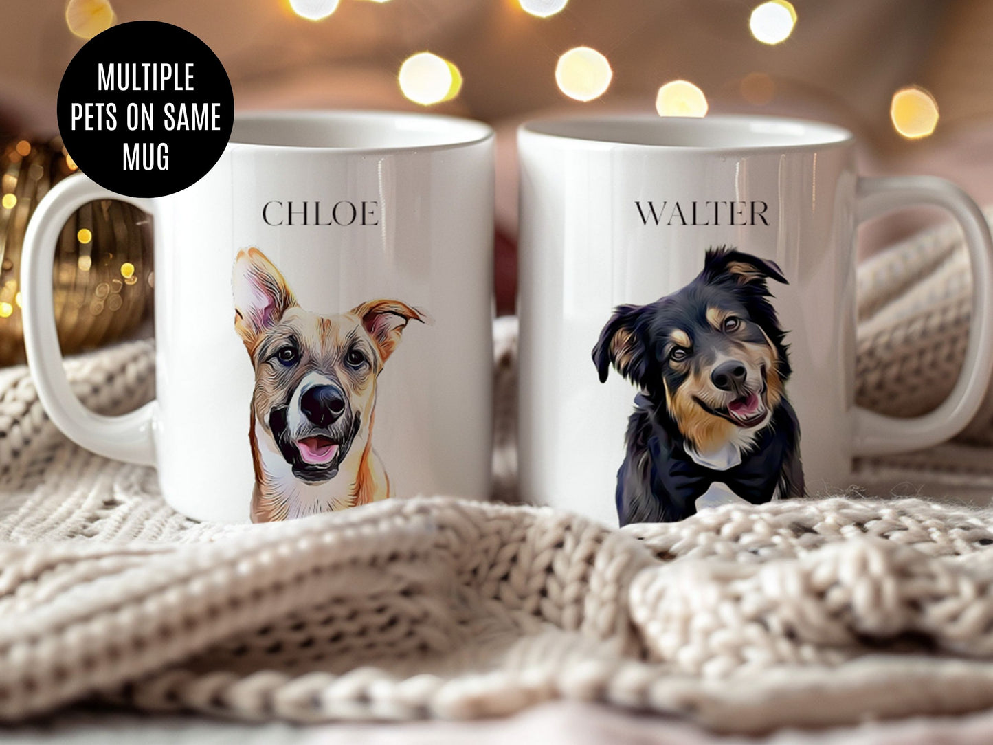 Custom Pet Mug Using Pet Photo
