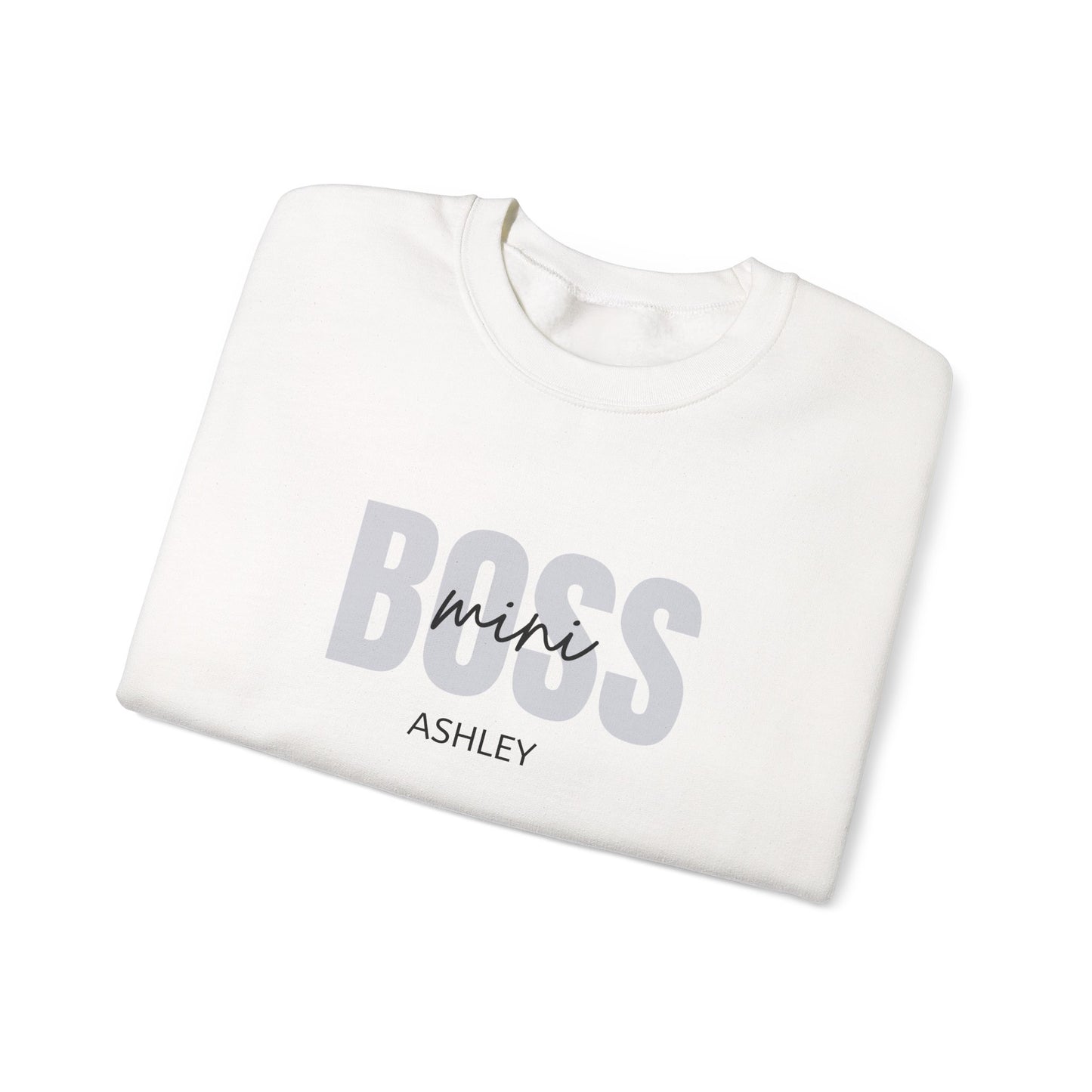 Kids Mini Boss Personalized Sweatshirt