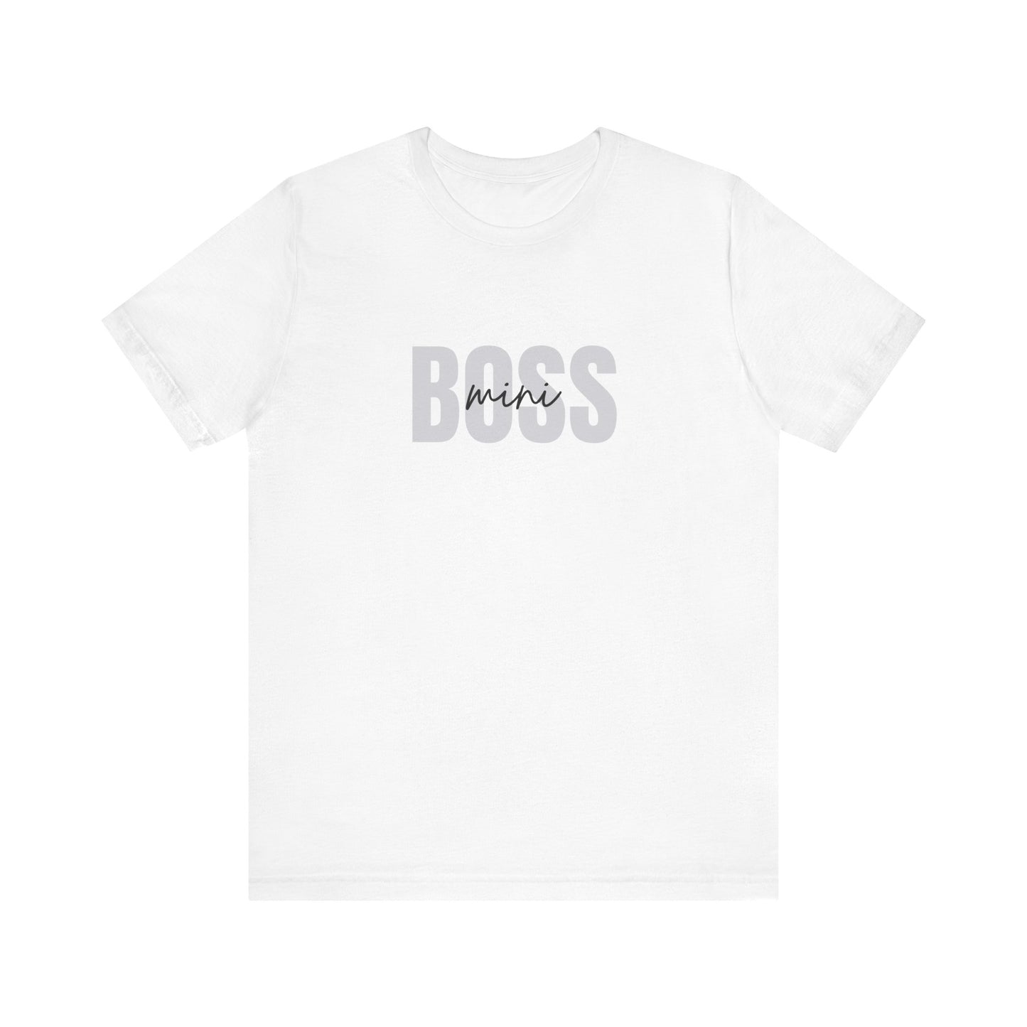 Mini Boss Kids T-shirt with Personalized Names