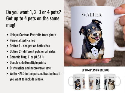 Custom Pet Mug Using Pet Photo