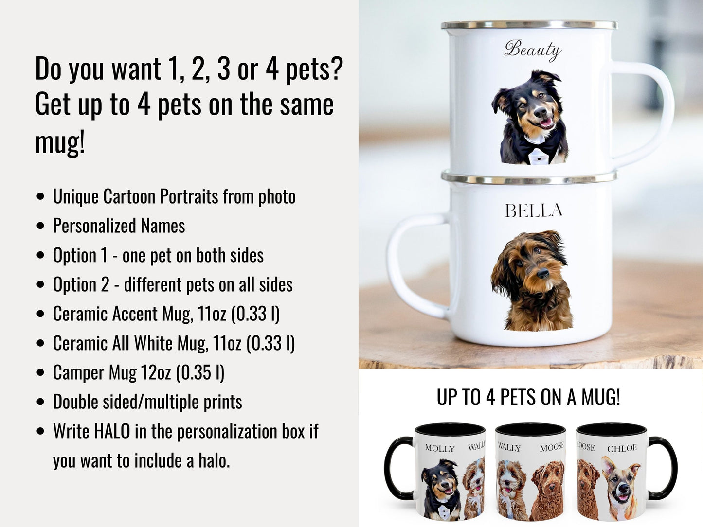 Personalized Pet Camping Mug