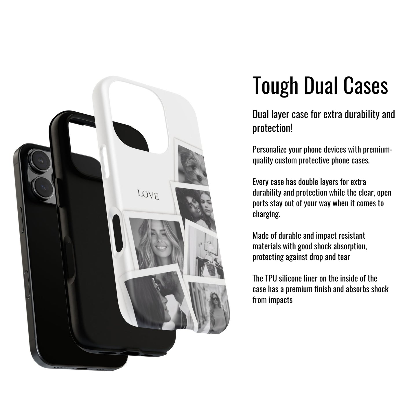 Photo Phone Case with 6 Favorite Pictures
