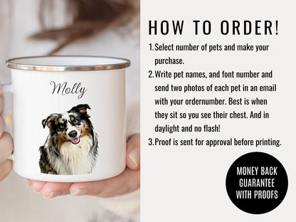 Personalized Pet Camping Mug