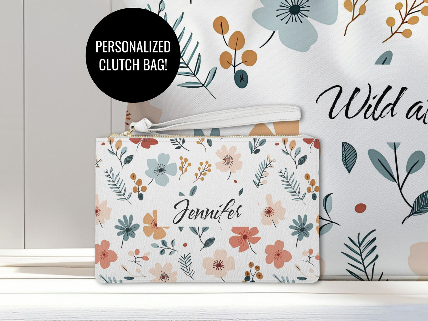Beach and clutch bag bundle
