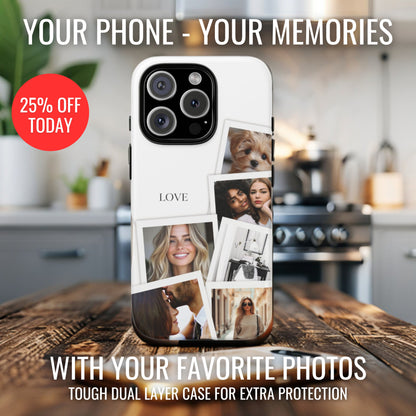 Photo Phone Case with 6 Favorite Pictures