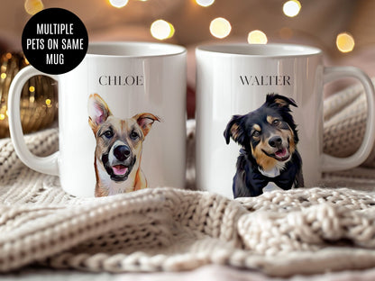 Custom Pet Mug Using Pet Photo