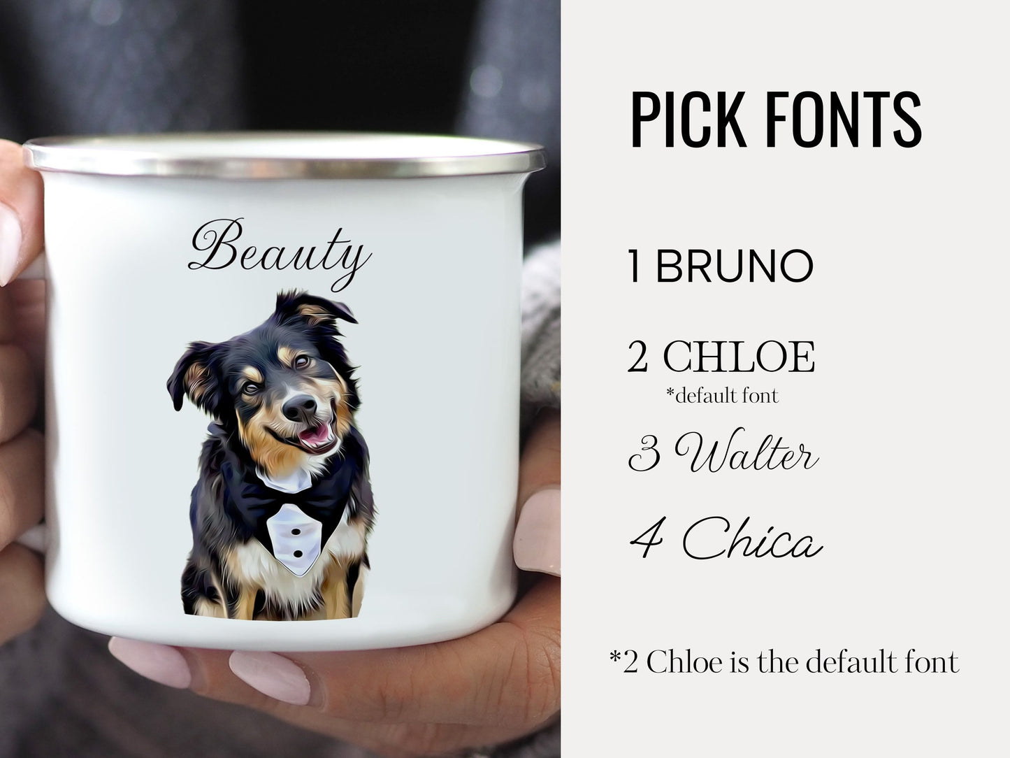 Personalized Pet Camping Mug