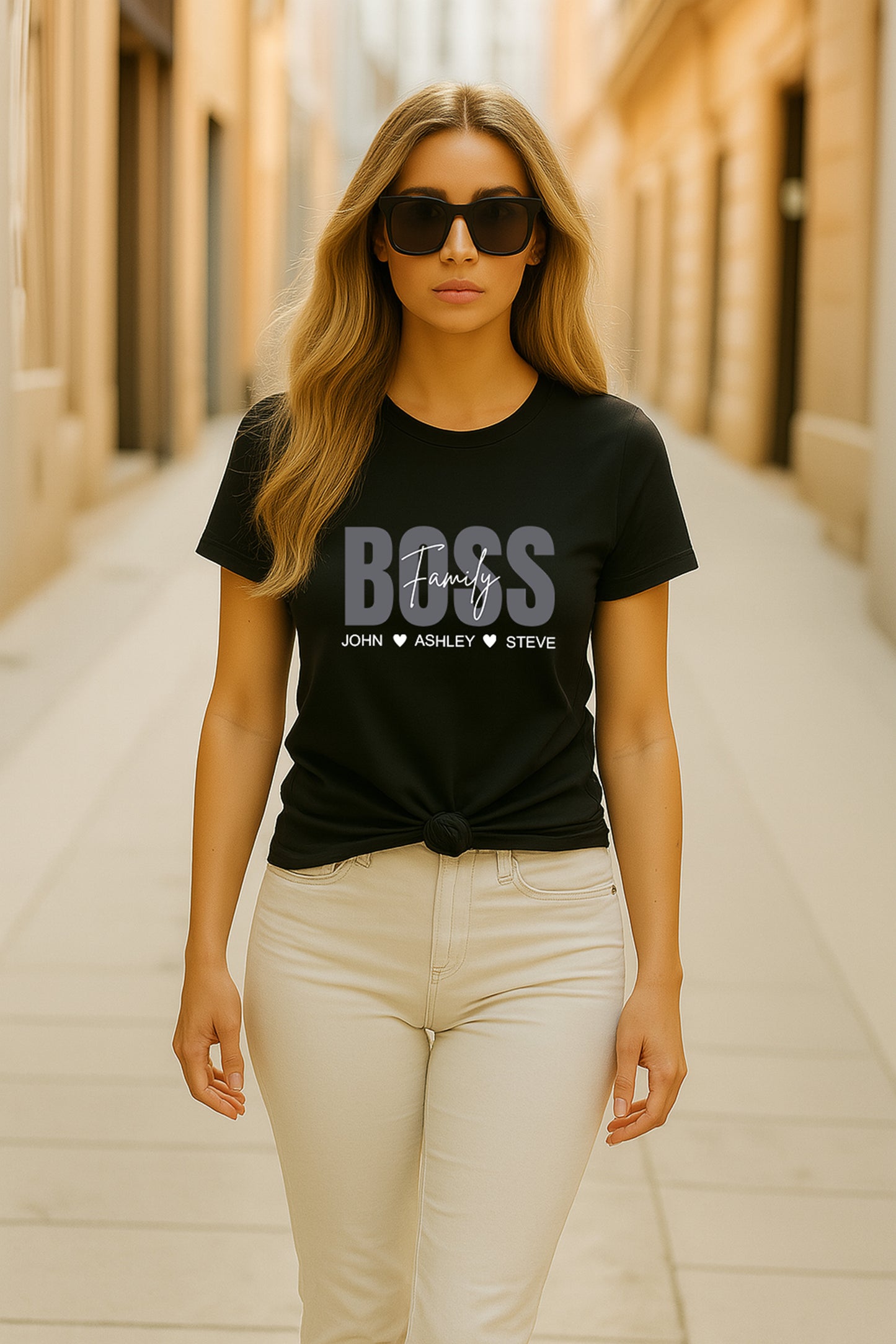 Family Boss T-shirt Bundle - Black